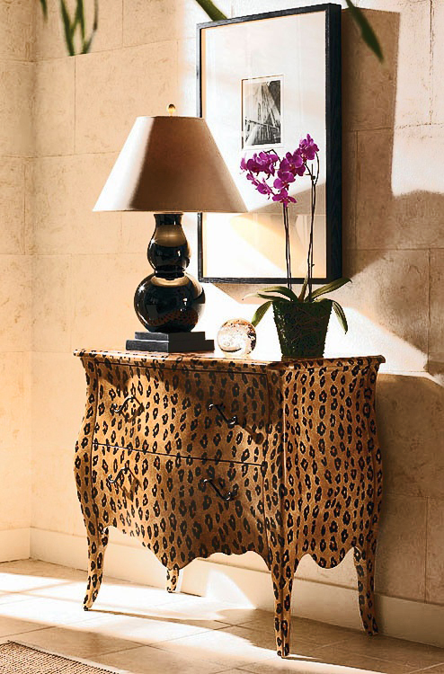 Animal Print Dresser