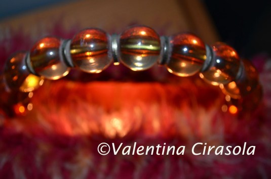 A light effect from a lamp