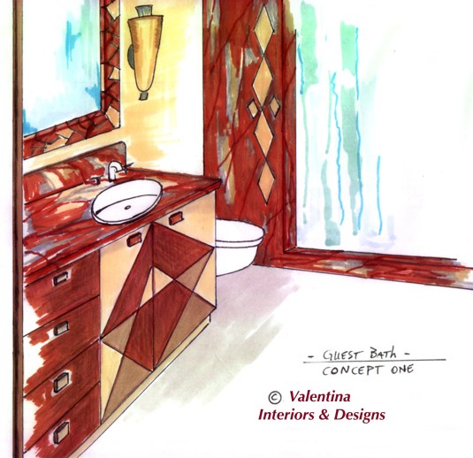 Guest Bath Concept One