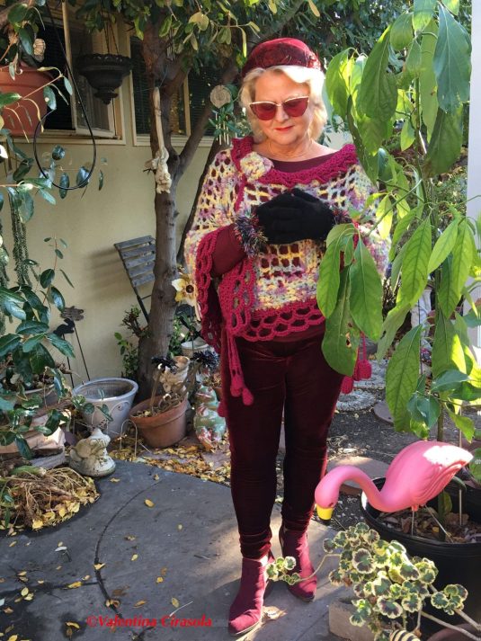 Purple-Multicolor Poncho Purple-Multicolor Poncho