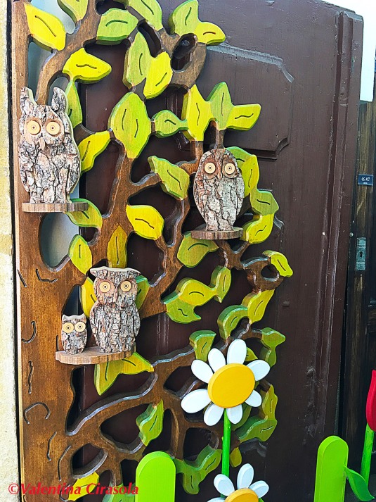 Nature Decorated Door
